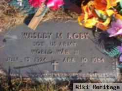 Wesley Marvin Roby