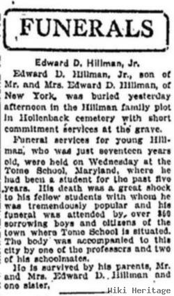 Edward Darling Hillman, Jr