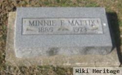 Minnie F Mattix