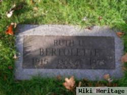 Ruth Updegraff Bertolette