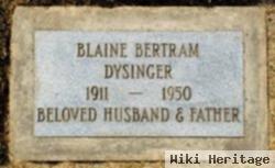 Blaine Bertram Dysinger