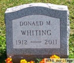 Donald M Whiting