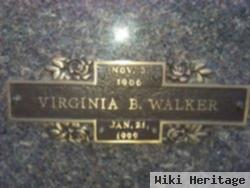 Virginia B Walker