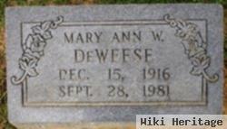 Mary Anna Wilson Deweese