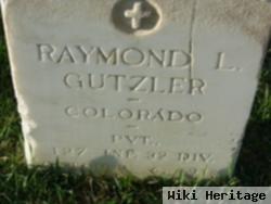 Pvt Raymond L Gutzler