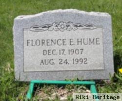 Florence E Hume