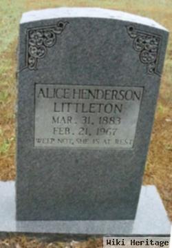 Alice Henderson Littleton