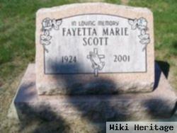 Fayetta Marie Scott