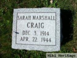 Sarah Marshall Craig