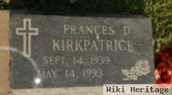 Frances D. Kirkpatrick