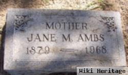 Jane M Garred Ambs