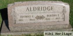 Thomas E Aldridge