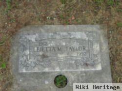 Leietta May Nicoson Taylor