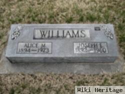 Joseph Ernest "joe" Williams