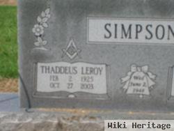 Thaddeus Leroy Simpson