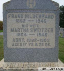 Martha Jane Sweitzer Hildebrand