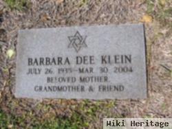 Barbara Dee Klein