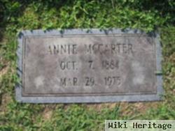 Annie Mccarter