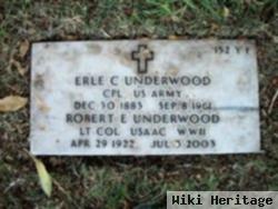 Corp Erle C Underwood