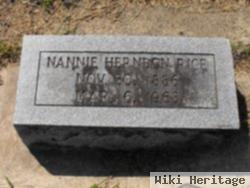 Nannie Herndon Rice