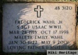 Frederick Wahl, Jr