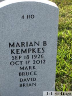 Marian B Kempkes