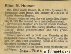 Ethel Marie Houser