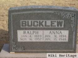 Ralph H Bucklew, Sr