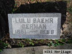 Lulu Baehr German