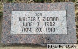 Walter F Zieman