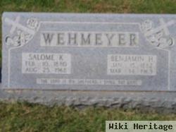 Benjamin H Wehmeyer