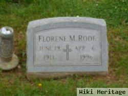 Florene M Specht Rode