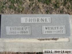 Wesley D Thorne