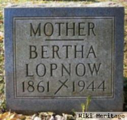 Bertha Auguste "mother" Brodhagen Lopnow