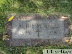 Alice M Garding Saul