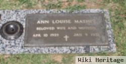 Ann Louise Coats Mathis