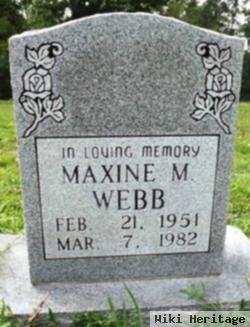 Maxine Marie Ligon Webb