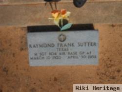 Sgt Raymond Frank Sutter