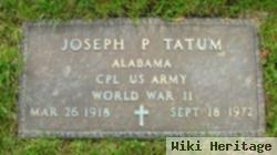 Corp Joseph P Tatum