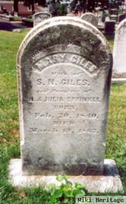 Mary C. Sprinkel Giles