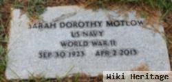 Sarah Dorothy "dot" Motlow