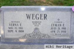 Verna Faye Miller Weger