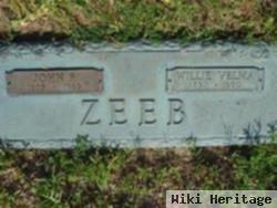 Willie Velma Zeeb