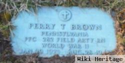 Pfc Perry T Brown