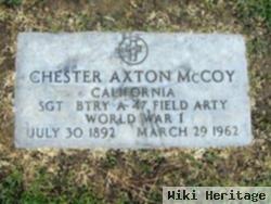 Sgt Chester Axton Mccoy
