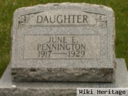 June E. Pennington