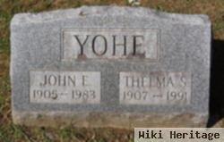 Thelma S Yohe