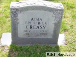 Alma Frederick Creasy