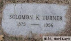 Solomon K Turner