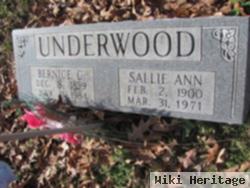 Bernice C Underwood